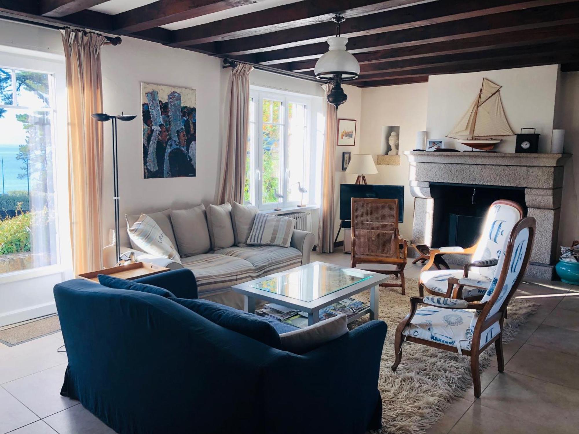 Maison Lumineuse 2Mn Plage Et Village De Morgat Crozon Exteriör bild